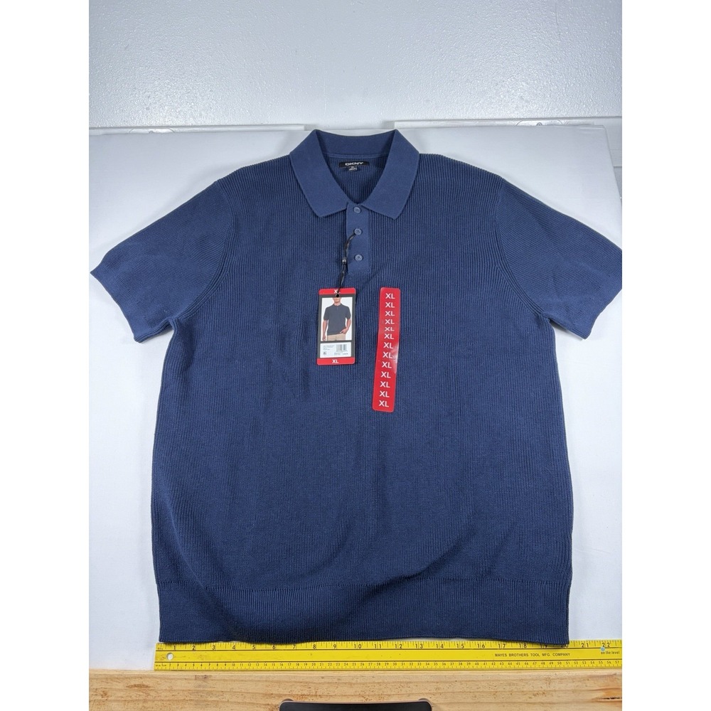 DKNY Men's Pullover Sweater Polo